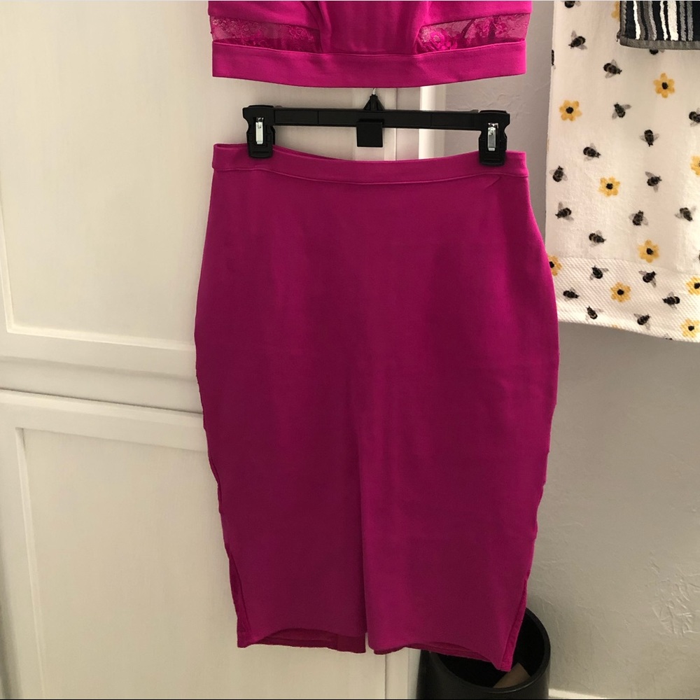 Bebe MIDI Skirt